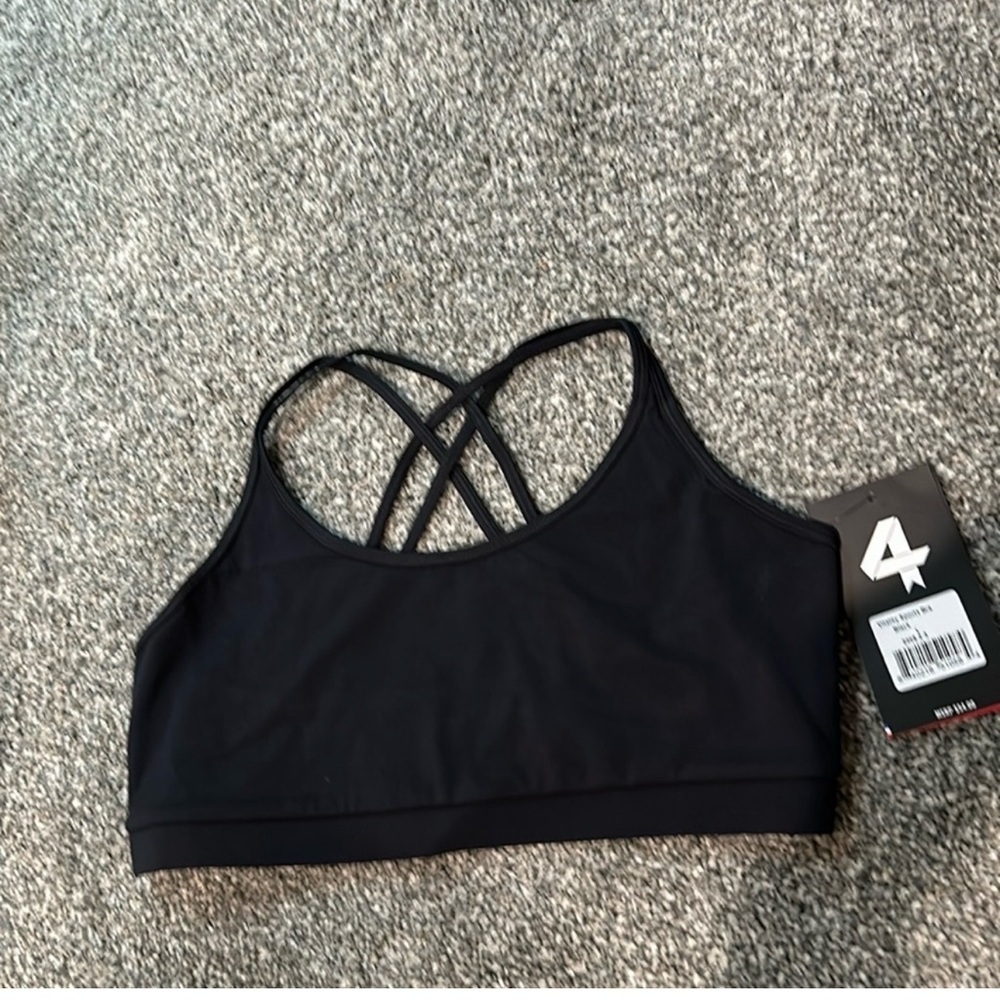 NWT Fourlaps Sports Bra.  Large pit 16.5"-19”